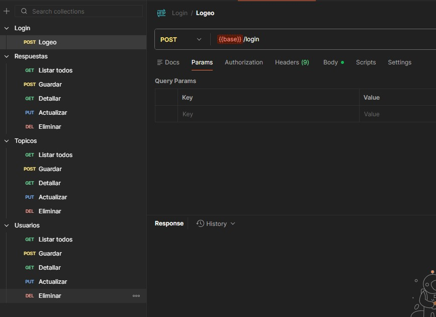 Vista del proyecto Foro Hub 1
